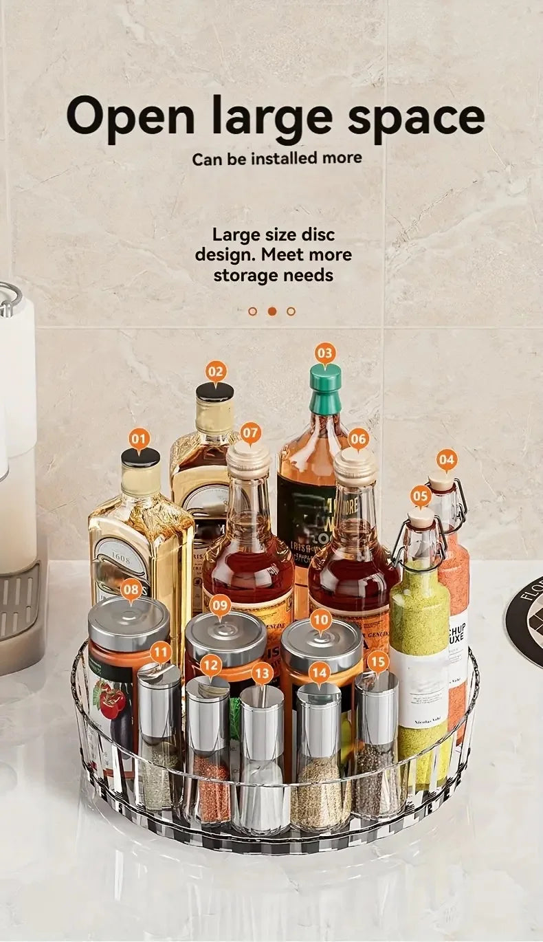 360° Rotating Spice & Countertop Organizer ou apenas Minimalist 360° Rotating Organizer