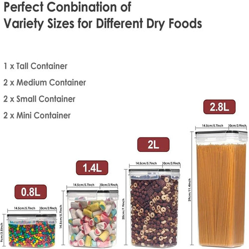 Airtight Food Storage Container Set (7-Piece)