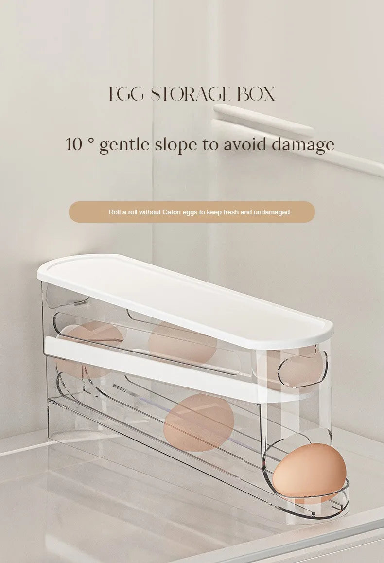 Automatic Rolling Egg Dispenser ou Bilayer Rolling Egg Organizer