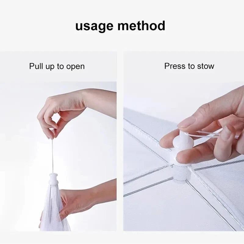 Collapsible Mesh Food Cover Tent ou Minimalist Folding Food Cover