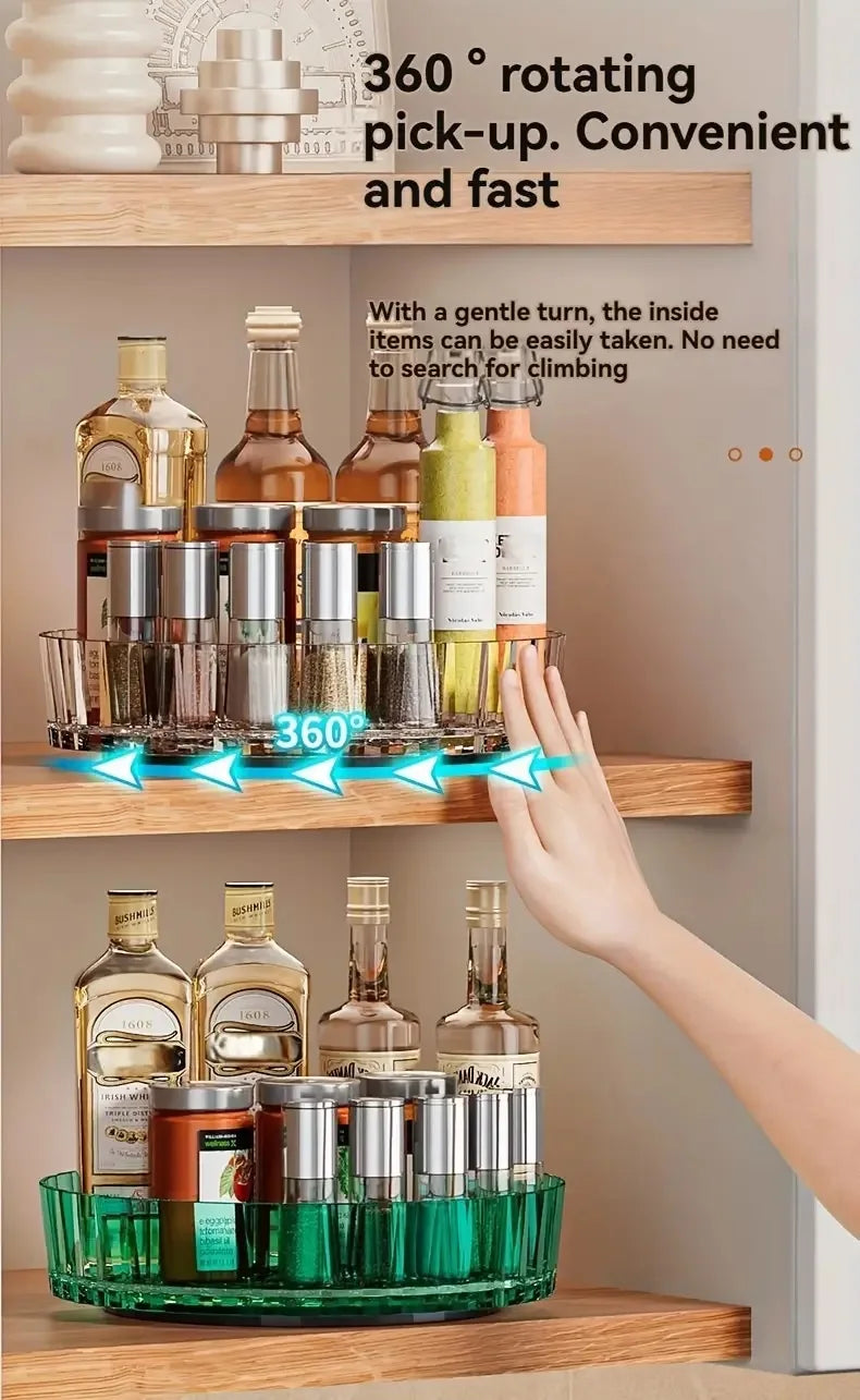 360° Rotating Spice & Countertop Organizer ou apenas Minimalist 360° Rotating Organizer