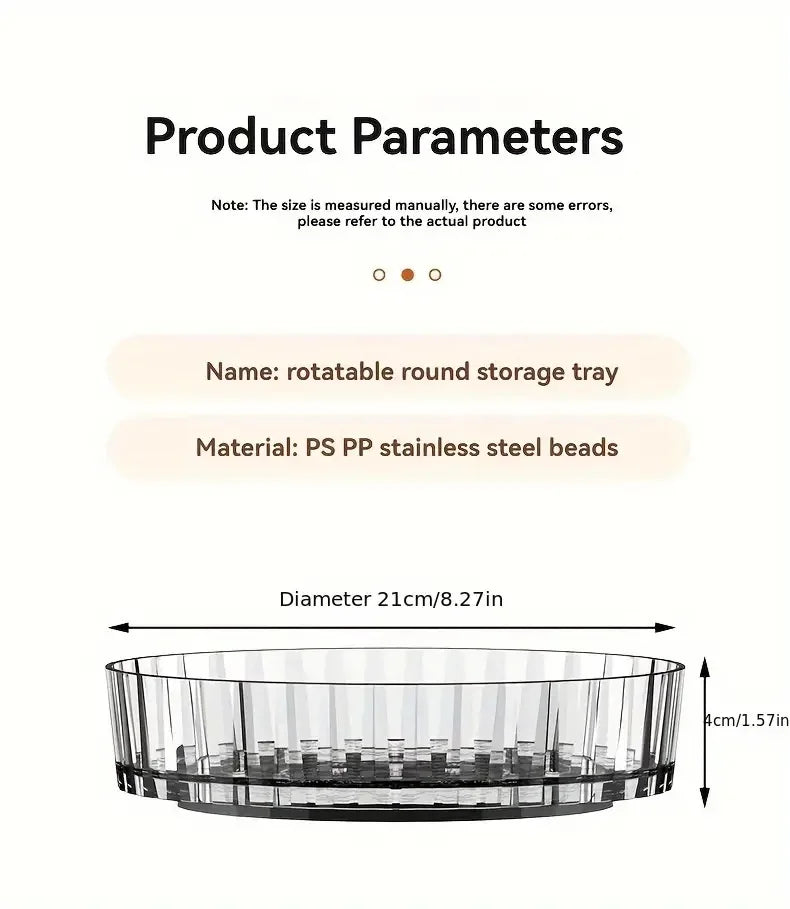 360° Rotating Spice & Countertop Organizer ou apenas Minimalist 360° Rotating Organizer