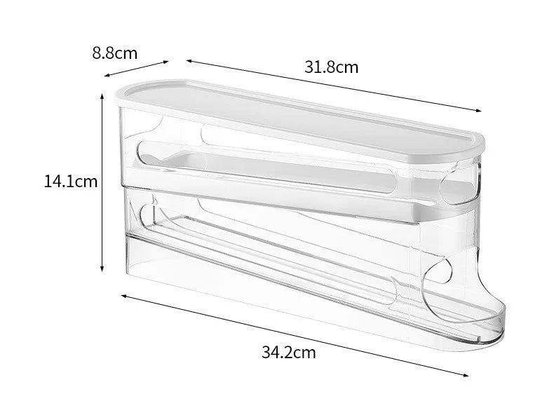 Automatic Rolling Egg Dispenser ou Bilayer Rolling Egg Organizer