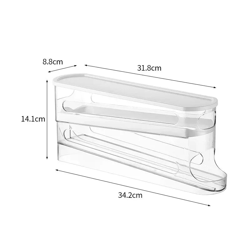 Automatic Rolling Egg Dispenser ou Bilayer Rolling Egg Organizer